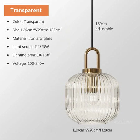 Pendant Light - Nordic LED Glass Minimalist Shade for Home SW-36210345 - SWEET-LIGHTS