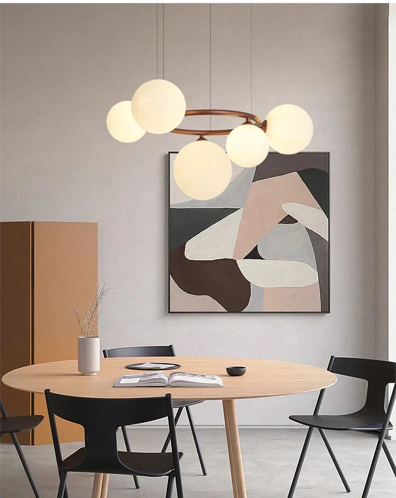 Pendant Light - Magic Beans Chandelier Smoke Grey Glass SW-36210789 - SWEET-LIGHTS