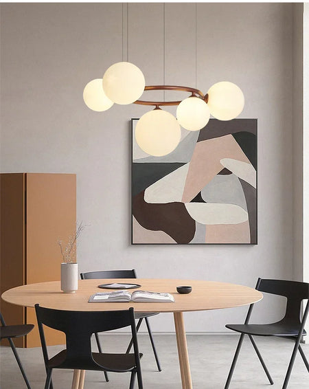 Pendant Light - Magic Beans Chandelier Smoke Grey Glass SW-36210789 - SWEET-LIGHTS