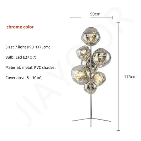 Floor Lamp - Nordic Designer's Light Luxury Lava Large Sofa Side Fixture SW-36210345 - SWEET-LIGHTS