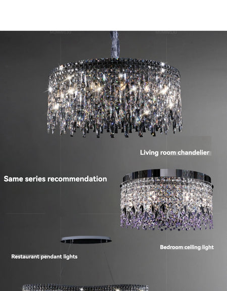 Chandelier - Italian Milan Luxury Crystal Hanging Lamp For Dining Room Hotel Villa Decor SW-36210456 - SWEET-LIGHTS