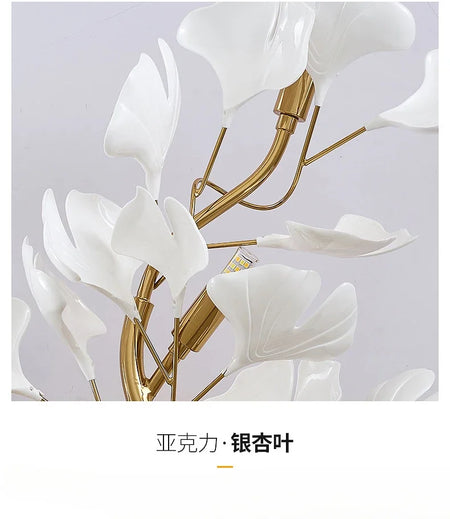 Wall Light - Creative Foyer Nordic Bedroom Ginkgo Leaf Lamp SW-36210234 - SWEET-LIGHTS