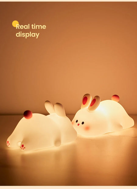 Children Lighting - Cute Rabbit Rechargeable Night Lamp Touch Sensor USB Light for Kids Gift SW-36210345 - SWEET-LIGHTS