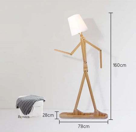 Floor Lamp - Japanese Style DIY Wooden Nordic Light SW-36210458 - SWEET-LIGHTS