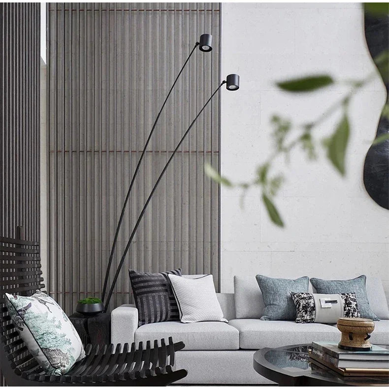 Floor Lamp - Modern Minimalist Atmosphere Living Room Sofa Standing Rod Fishing SW-36210579 - SWEET-LIGHTS