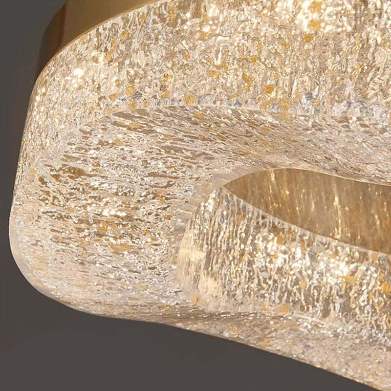 Ceiling Light - AiPaiTe Gold Rounded Copper Chandelier SW-36210579 - SWEET-LIGHTS