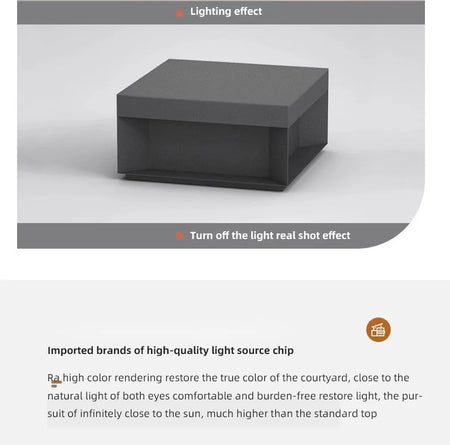 Outdoor Light - Solar Pillar Light Waterproof Garden Lights SW-36210345 - SWEET-LIGHTS