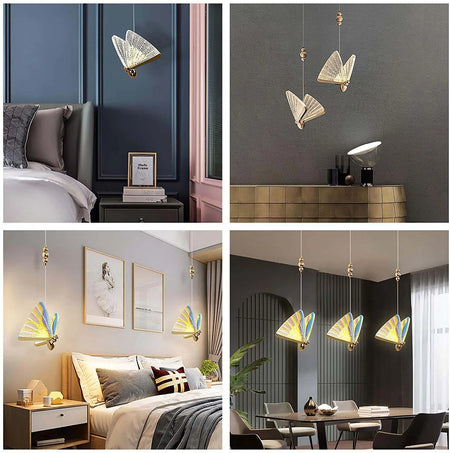 Wall Light - LED Wall Lamp Modern Creative Nordic Butterfly Bedroom Living Room Aisle Lighting SW-36210347 - SWEET-LIGHTS