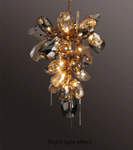 Chandelier - Modern Luxury LED Stainless Steel Crystal Pendant Light Free Bulb SW-36210789 - SWEET-LIGHTS
