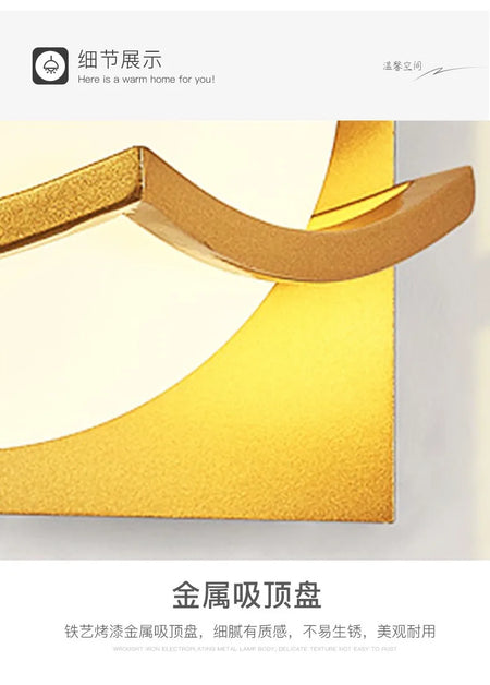 Wall Light - Modern Led Gold Glass Ball Lamp for Indoor Lighting SW-36210347 - SWEET-LIGHTS