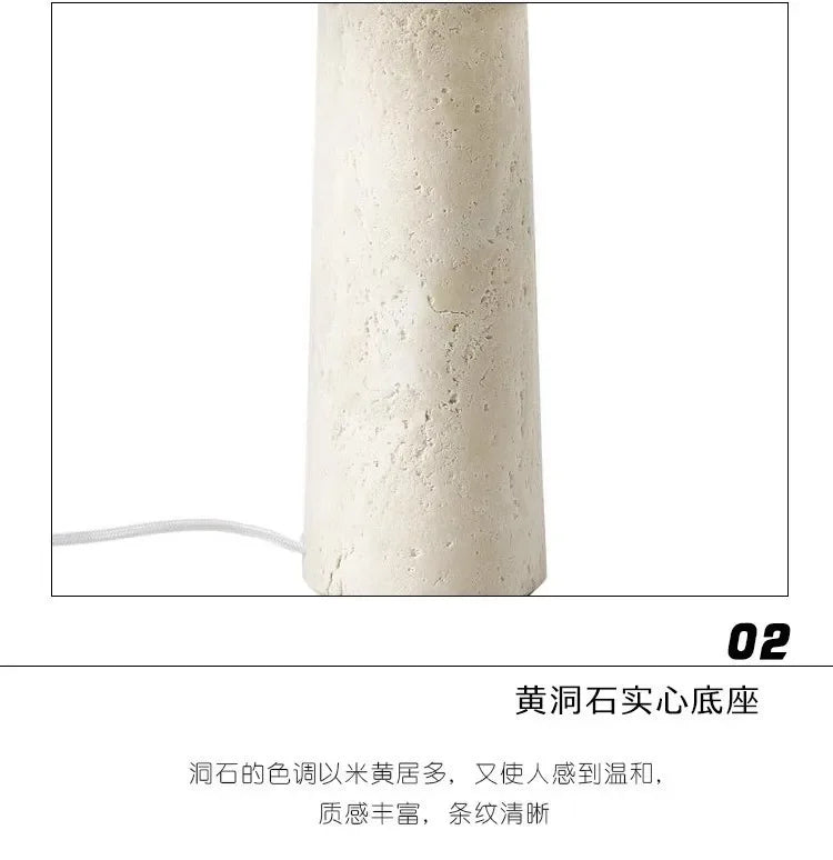 Table Lamp - Personality Simple Natural Travertine LED Mushroom Lamp SW-36210347 - SWEET-LIGHTS
