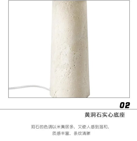 Table Lamp - Personality Simple Natural Travertine LED Mushroom Lamp SW-36210347 - SWEET-LIGHTS