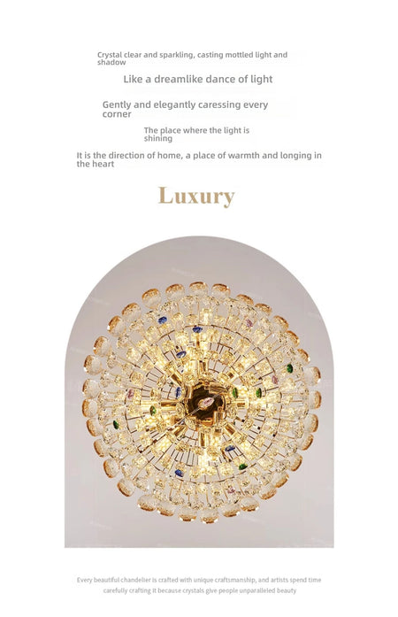 Chandelier - Home Decoration Crystal Chandelier Luxury Villa Lighting SW-36210458 - SWEET-LIGHTS