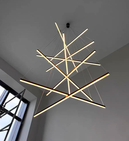 Pendant Light - Modern Stair Chandelier Nordic Luxury LED Ceiling Lamp for Living Room Indoor Light SW-36210567 - SWEET-LIGHTS