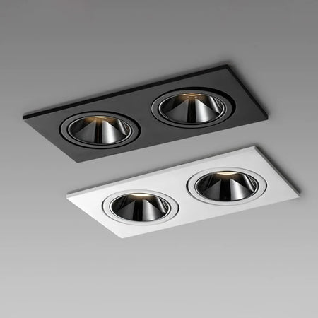 Dimmable Anti-Glare Recessed COB LED Downlights 9W 12W 15W LED Ceiling Lamp AC85~265V LED Ceiling Spot Lights Indoor Lighting - SWEET-LIGHTS