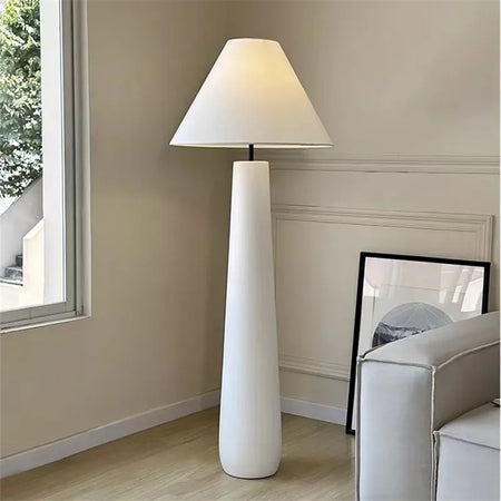 Floor Lamp - Wabi Sabi White Mushroom Tall Fabric Light SW-36210789 - SWEET-LIGHTS
