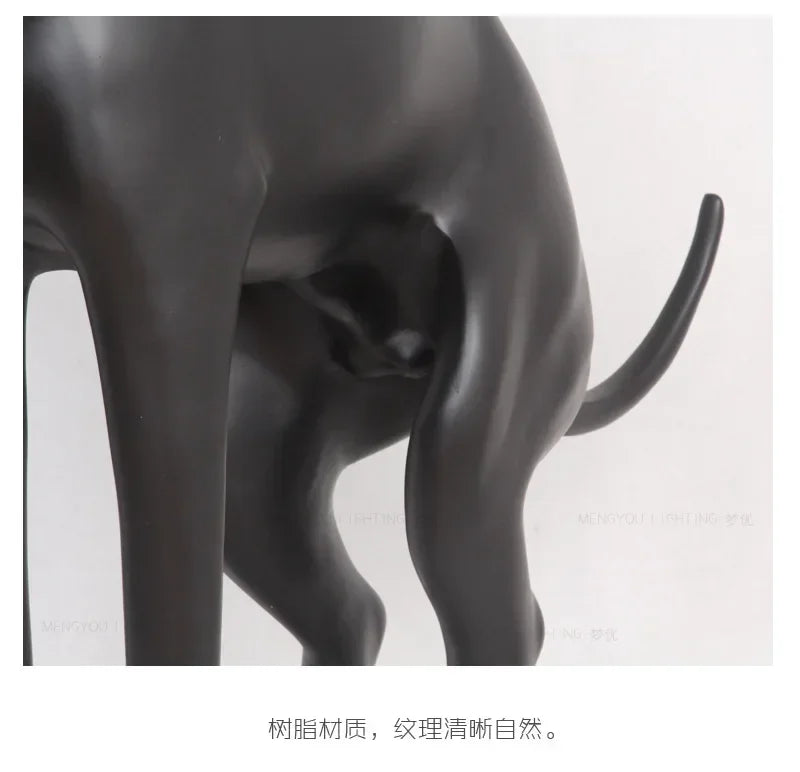 Floor Lamp - Resin Big Dog Cloth Cover Nordic Design SW-36210567 - SWEET-LIGHTS