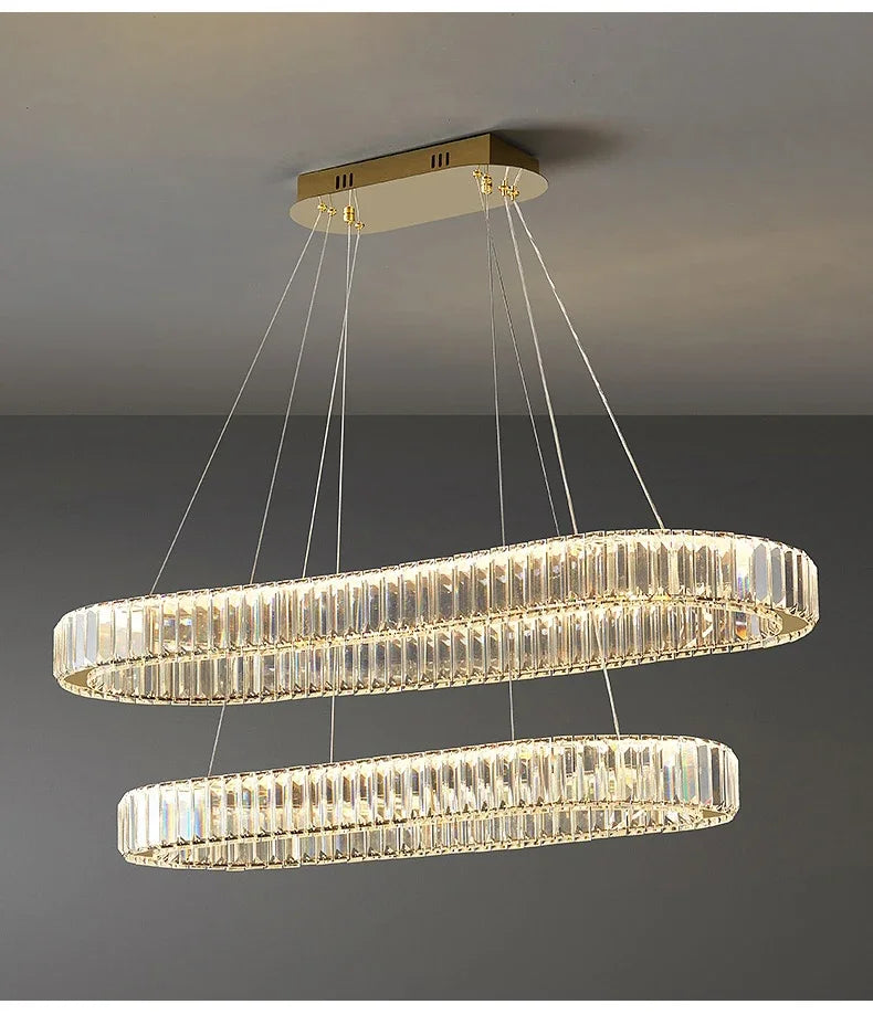 Pendant Light - Led Luxury Crystal Ceiling Pendant Lamp for Living Room and Dining SW-36210347 - SWEET-LIGHTS