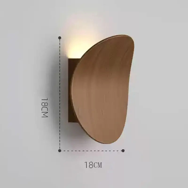 Wall Light - Modern Wood Wall Lamp For Bedroom Living Room Indoor LED Round Light Fixtures SW-36210123 - SWEET-LIGHTS