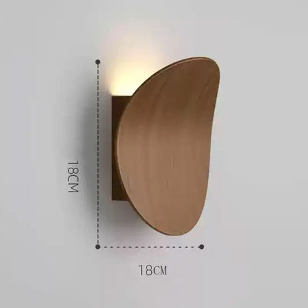 Wall Light - Modern Wood Wall Lamp For Bedroom Living Room Indoor LED Round Light Fixtures SW-36210123 - SWEET-LIGHTS