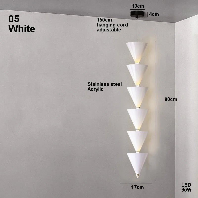 Pendant Light - Scandinavian Simple Style Bedroom Chandelier SW-36210458 - SWEET-LIGHTS