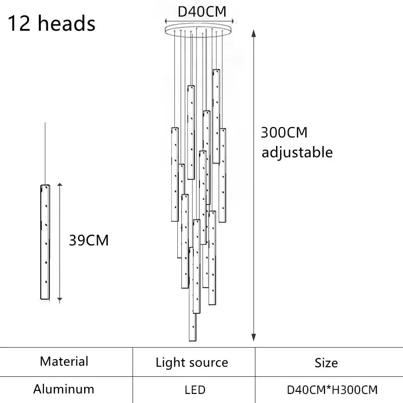 Pendant Light - Nordic Bar Chandelier LED Hanging Lighting Gold/Silver SW-36210345 - SWEET-LIGHTS