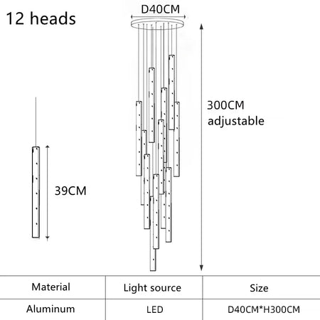 Pendant Light - Nordic Bar Chandelier LED Hanging Lighting Gold/Silver SW-36210345 - SWEET-LIGHTS