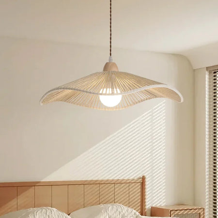 Pendant Light - SANDYHA Japanese Retro Walnut Hemp Rope Lamp SW-36210923 - SWEET-LIGHTS