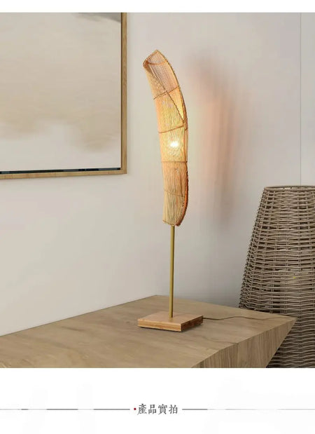 Floor Lamp - Vintage Bamboo Weaving Lamp for Bedroom SW-36210923 - SWEET-LIGHTS
