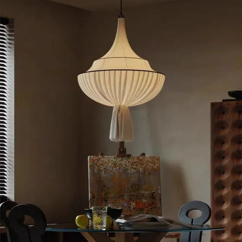 Pendant Light - Japanese Retro Wabi Sabi Cloth Chandelier Home Pendant Lights Room Decor SW-36210578 - SWEET-LIGHTS