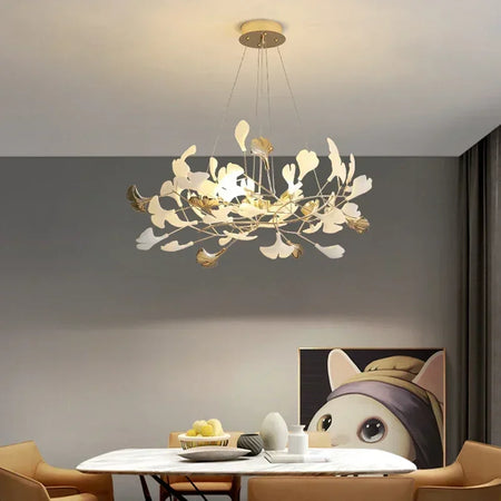 Pendant Light - Modern Luxury Ginkgo LED Chandelier Fixture SW-36210729 - SWEET-LIGHTS