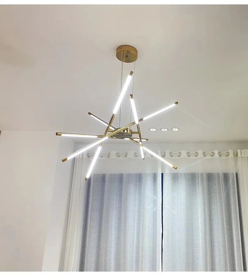 Pendant Light - Nordic Geometry Restaurant Chandelier LED Remote SW-36210789 - SWEET-LIGHTS