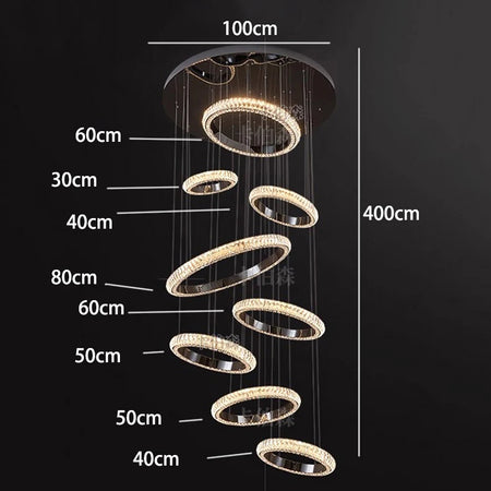 Chandelier - Modern Crystal Pendant Lamp for Home Lighting SW-36210347 - SWEET-LIGHTS