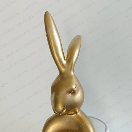 Table Lamp - Vintage Bathing Rabbit Design Resin Hare Lamp SW-36210345 - SWEET-LIGHTS
