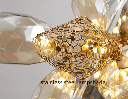 Chandelier - Modern Luxury LED Stainless Steel Crystal Pendant Light Free Bulb SW-36210789 - SWEET-LIGHTS