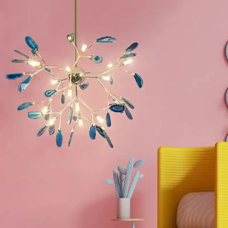 Pendant Light - Firefly Chandelier Agate Postmodern Luxury SW-36210478 - SWEET-LIGHTS