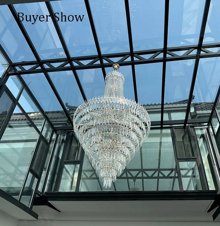 Chandelier - Nordic Modern Crystal Ceiling Light for Villa SW-36210345 - SWEET-LIGHTS