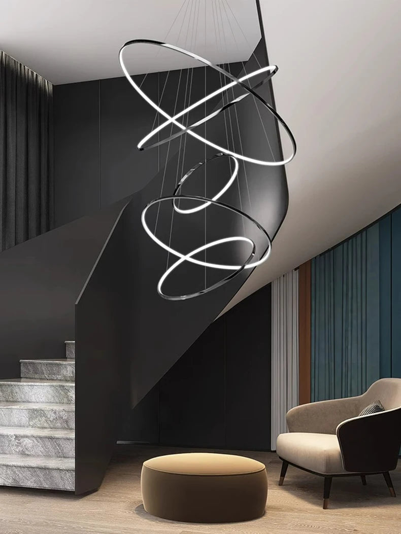 Chandelier - Modern Home Decor LED Pendant Light for Staircase SW-36210346 - SWEET-LIGHTS