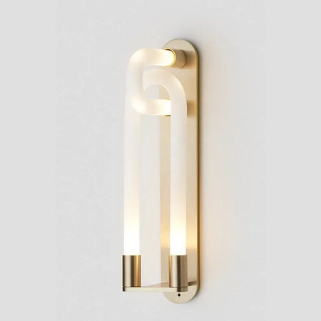 Wall Light - Nordic Art Design LED Wall Lights Gold Black Metal White Acrylic Tube Home Deco Wall Decor SW-36210478 - SWEET-LIGHTS