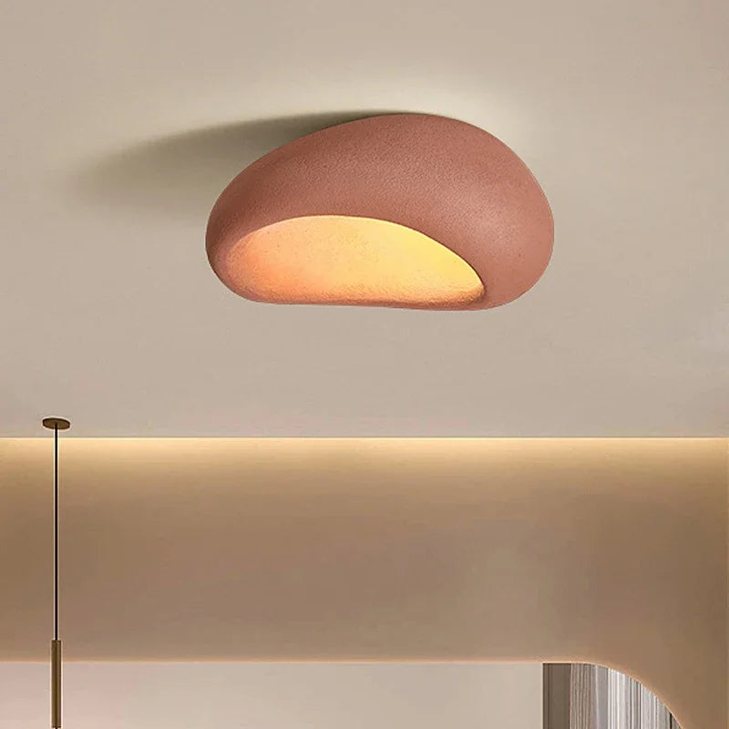 Ceiling Light - Modern Japanese Wabi Sabi Grey 45cm Lamp Coral Red SW-36210123 - SWEET-LIGHTS
