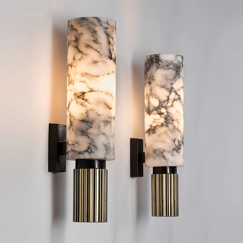Wall Light - Modern Luxury Natural Marble Wall Lamp LED Sconce SW-36210345 - SWEET-LIGHTS