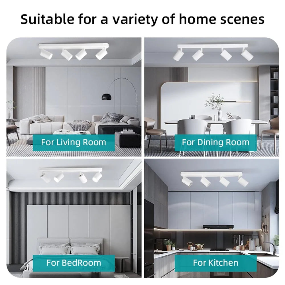 Spotlight - LED Ceiling Spotlights Replaceable Bulb Pendant Lamps Kitchen Decor Indoor Lighting SW-36210478 - SWEET-LIGHTS