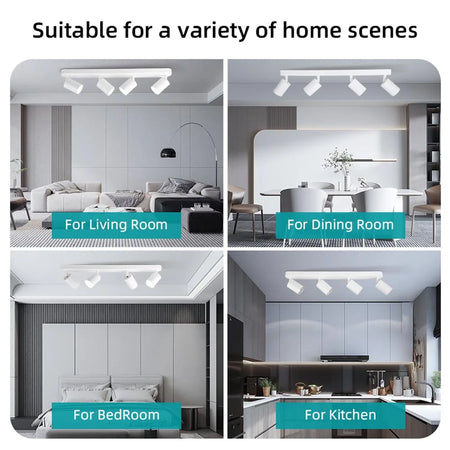 Spotlight - LED Ceiling Spotlights Replaceable Bulb Pendant Lamps Kitchen Decor Indoor Lighting SW-36210478 - SWEET-LIGHTS