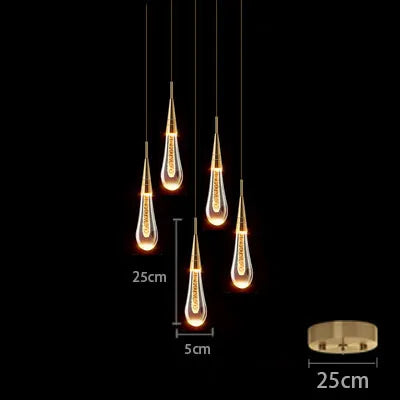 Pendant Light - Modern Bubble Crystal Indoor Hanging Lamp For Dining Room Bedroom Cafe SW-36210003 - SWEET-LIGHTS