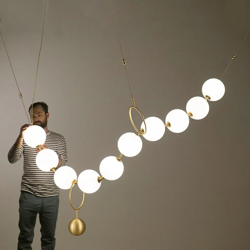 Pendant Light - Nordic Necklace Led Pendant Lamps Acrylic for Dining Room and Kitchen Decor SW-36210458 - SWEET-LIGHTS
