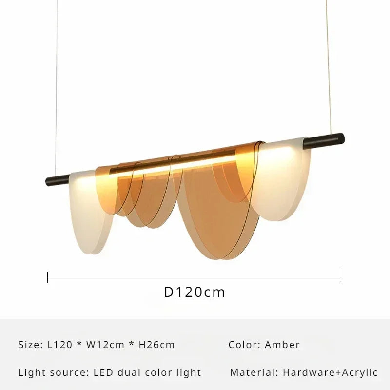 Pendant Light - Nordic Salon Colored Acrylic Chandelier LED Lamp for Dining Living Room Bedroom Lustre Lightings SW-36210923 - SWEET-LIGHTS