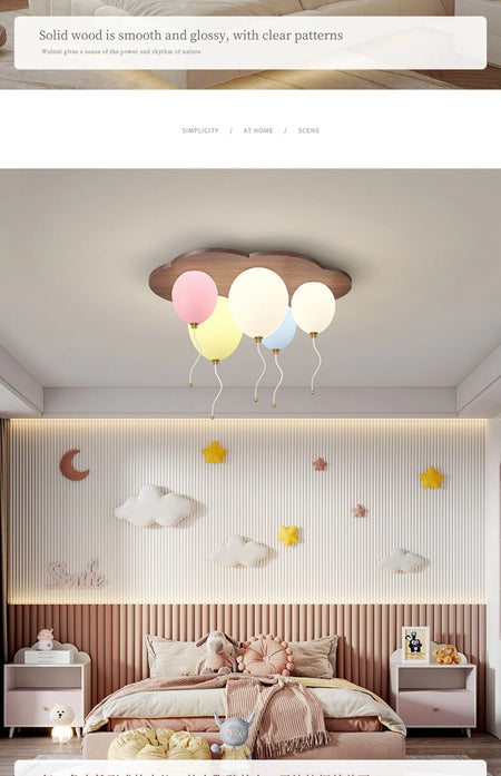 Children Lighting - Modern Balloon LED Ceiling Light for Kids Room SW-36210578 - SWEET-LIGHTS