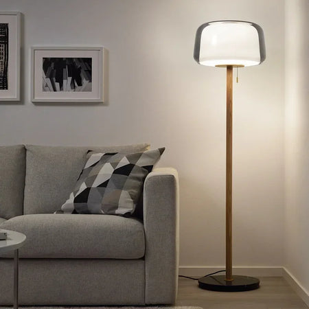 Floor Lamp - New Nordic Modern LED Minimalist Wooden Glass SW-36210347 - SWEET-LIGHTS
