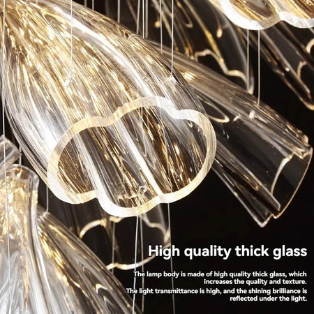 Chandelier - Italy Designer Crystal Glass Pendant Lights Luxury SW-36210457 - SWEET-LIGHTS