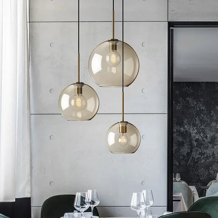 Pendant Light - Nordic LED Glass Chandelier Multi Head for Dining Room Living Room Bedroom Cafe SW-36210578 - SWEET-LIGHTS